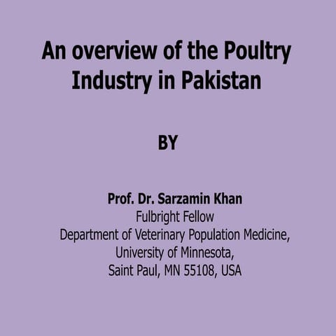  pakistan poultry industry -  