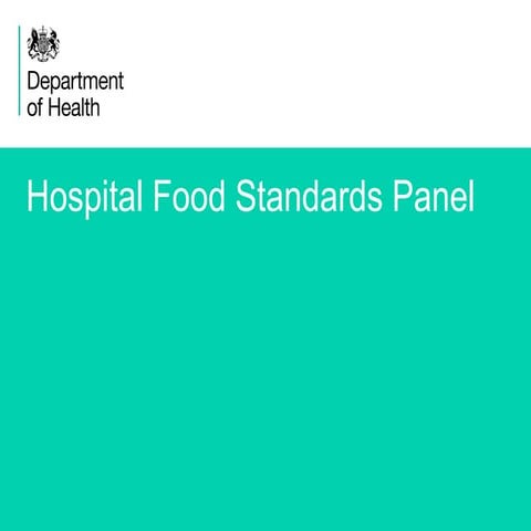 Hospital Food Standards Panel, Dr Liz Jones - Age UK For Later Life conference 2014