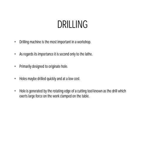 Drlling