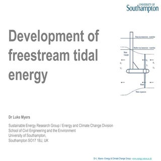 Dr Luke Myers - Tidal Power   Isle ...