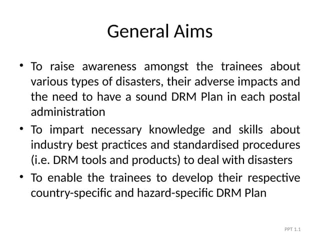 Disaster Management system - Case Studies