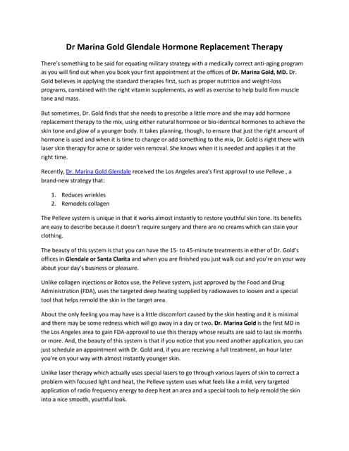 Dr marina gold glendale hormone rep...