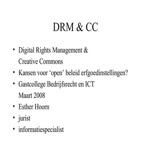 DRM&CC