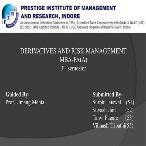 cash future forward market