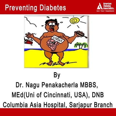 Prevention of Diabetes Mellitus 
