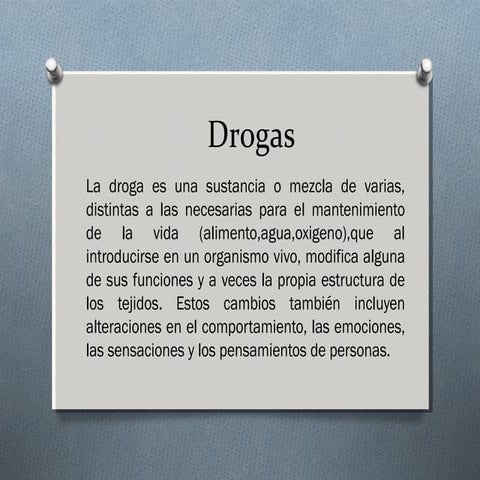 Drogas