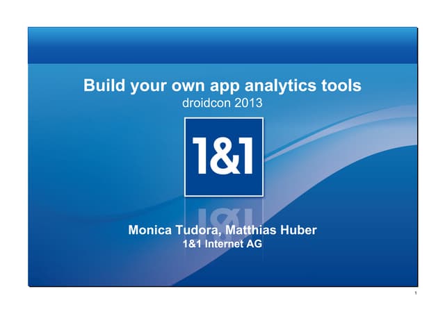 Droidcon2013  app analytics_huber_1und1
