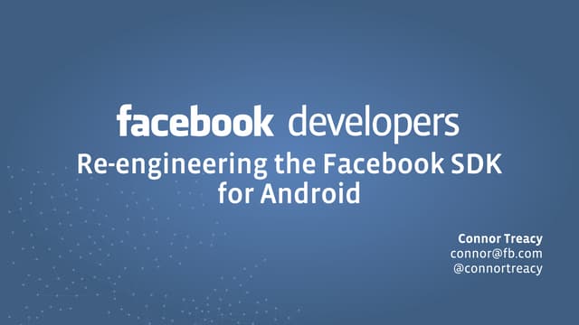 Droidcon2013 facebook sdk treacy