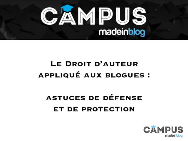 Martine Rainville – Le droit d’auteur appliqué aux blogues 