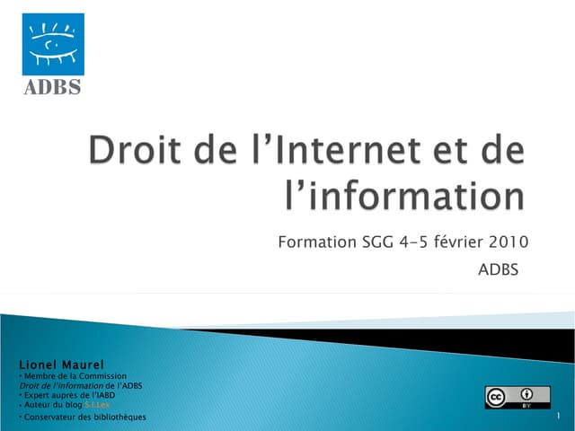 Droit de l’internet et de l’informa...