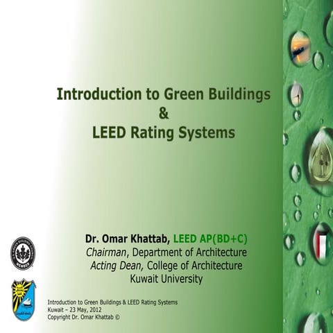 Dr omar khattab   kuwait green building forum