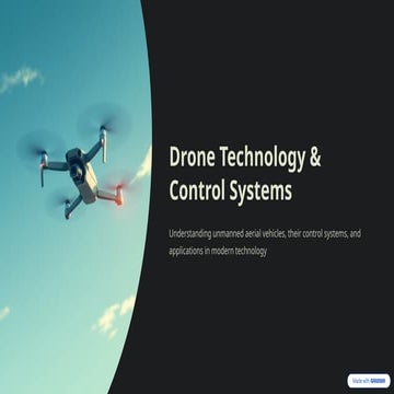 1. Introduction to drones | PPTX