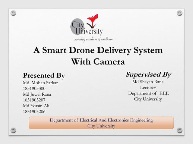Drone Delivery System up.pptx Circuit Diagram