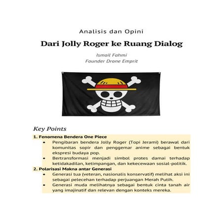 Analisis dan Opini - Dari Jolly Roger ke Ruang Dialog
