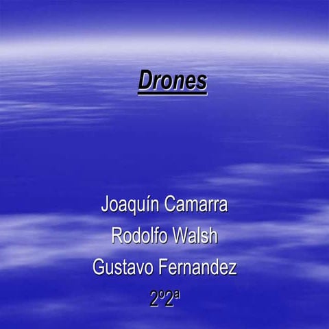 Drones Joaquin Camarra