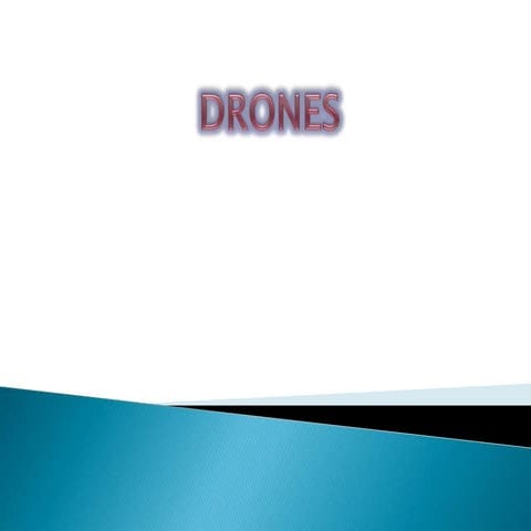 1. Introduction to drones | PPTX