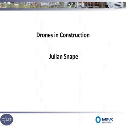 CD Sept 2015 (Tarmac) - Drones in Construction
