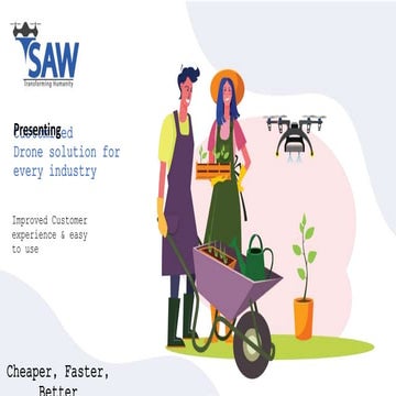 TSAW Drones | Customised solution for every industry