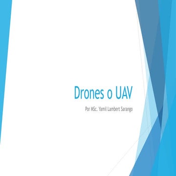 Drones o UAV por Yamil Lambert Sarango