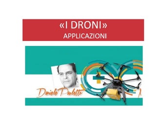 Droni applicazioni 