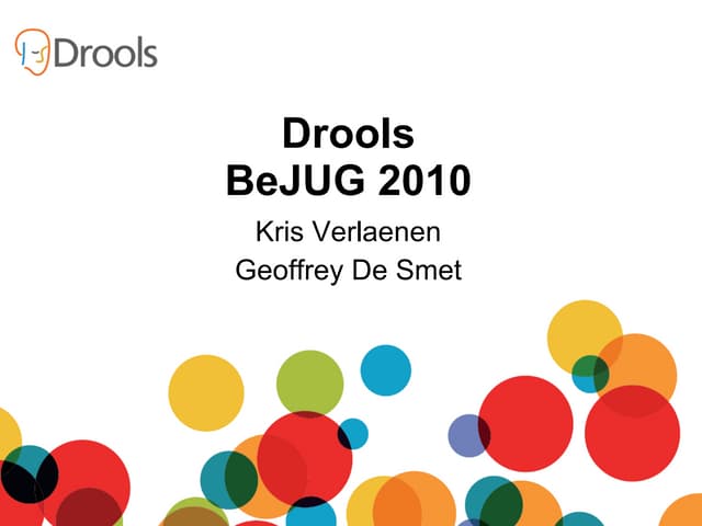 Drools BeJUG 2010