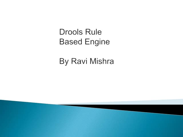 Drools rule Concepts
