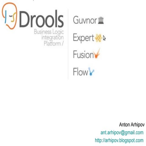 Drools Presentation for Tallink.ee