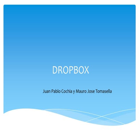 Caracteristicas del dropbox | DOCX