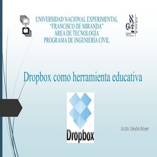 Dropbox como herramienta educativa