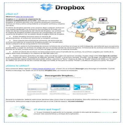 Dropbox introducción