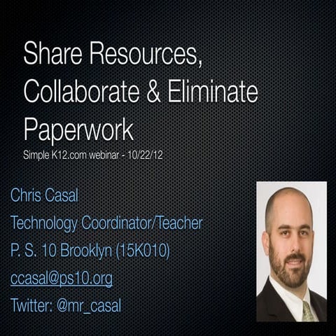 SimpleK12 Webinar - Dropbox 092212