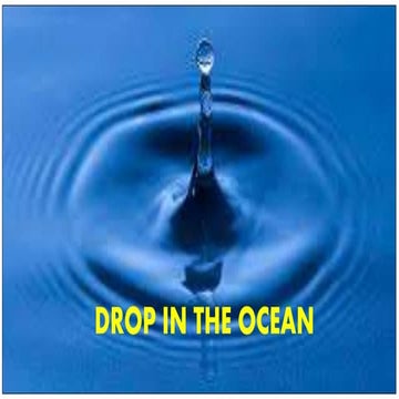 Drop in the ocean