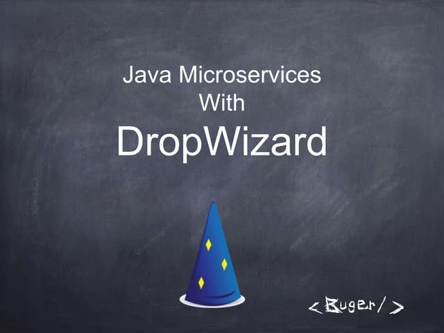 Java Microservices with DropWizard