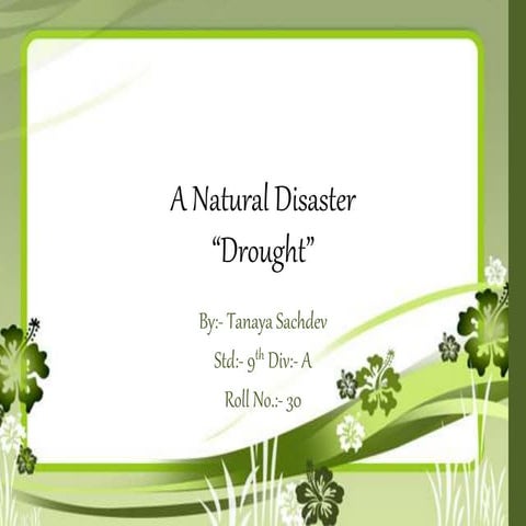 Drought ppt
