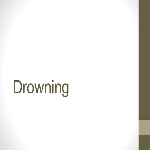 Drowning | PPTX