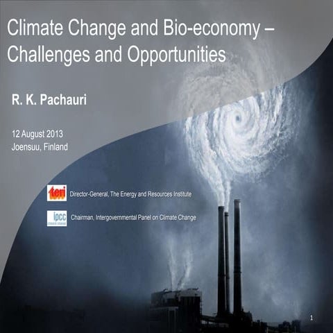 Dr pachauris bio economy presentation aug12 2013