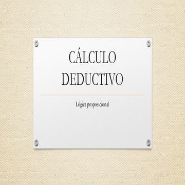 Lógica deducción natural PPT