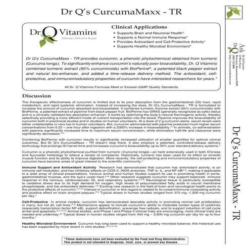 Dr q's curcu maxx  tr