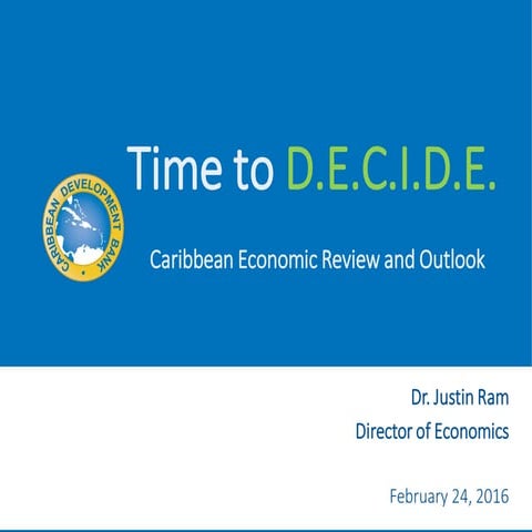  CDB urges Regional Governments to D.E.C.I.D.E.