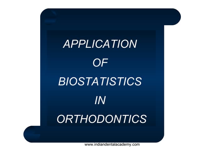  statistics in orthodontics /certified fixed orthodontic courses by Indian de...