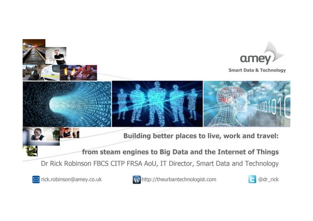 Dr Rick Robinson, amey
