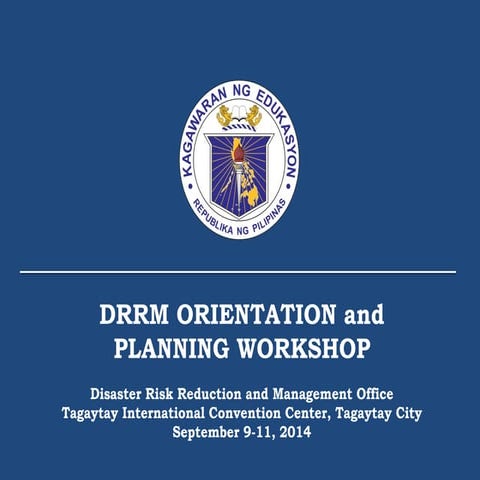 20170927_DRRMS_SDRRM Manual in Relation to DRRM Modules.pptx