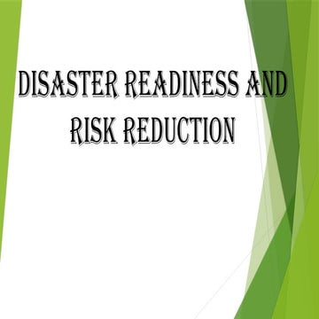 Factors affecting vulnerability of one’s community