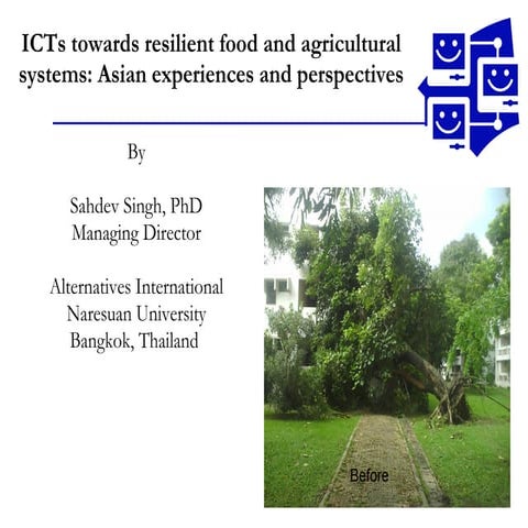 ICTs towards resilient food and agricultural systems: Asian experiences and p...
