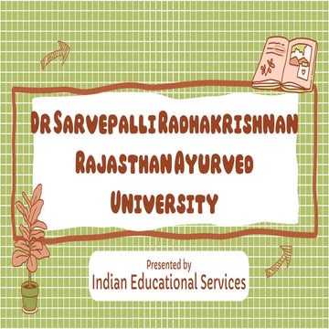 Dr Sarvepalli Radhakrishnan Rajasthan Ayurved University.pdf