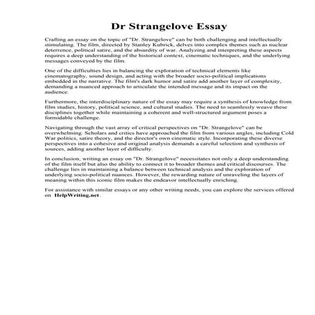 Dr Strangelove Essay.pdf