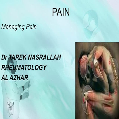 Dr tarek pain controle