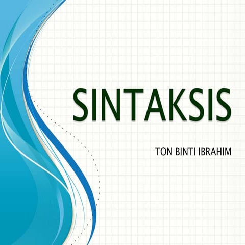 Dr ton sintaksis