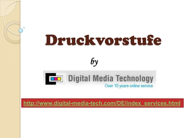 Qualitäts Druckvorstufe services - ...