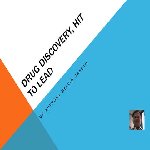 Drug discovery hit to lead